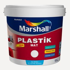 Marshall Plastik Mat Beyaz 15 Litre