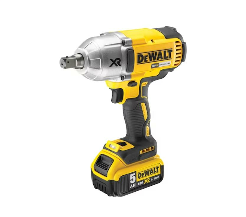 Dewalt DCF899P2-QW 18V 5.0Ah Li-Ion Şarjlı Kömürsüz Çift Bataryalı Somun Sıkma Makinesi