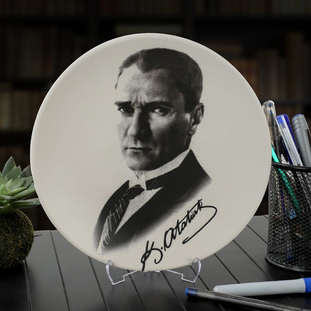 Atatürk Dekoratif Tabak