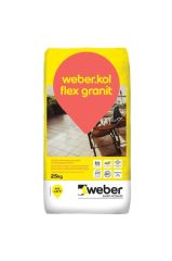 Weber Kol Flex Granit Gri 25kg (Yüksek Performanslı Yapıştırıcı)