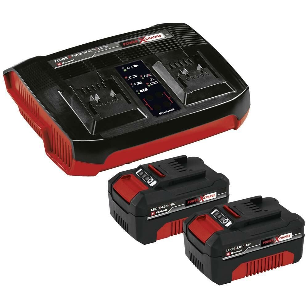 Einhell 2x 4,0Ah & Twincharger Kit 1 PXC Başlangıç Kiti