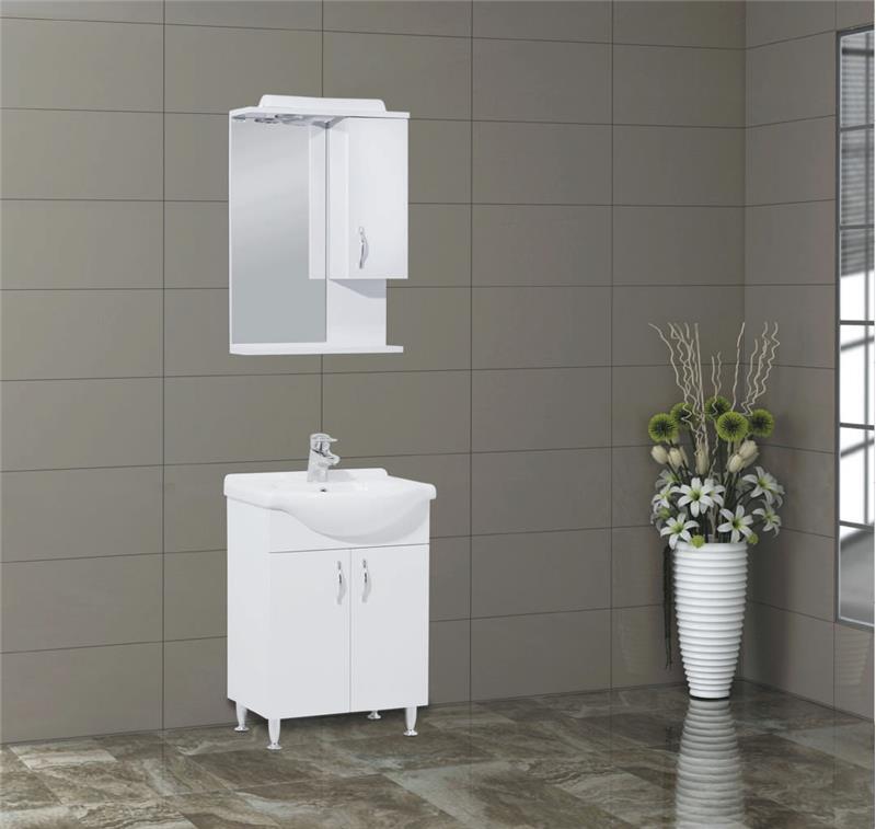 Kare Banyo Trend 55 cm Aynalı Üst Modül