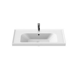 Turkuaz Seramik Frame Etajerli Lavabo 80 cm