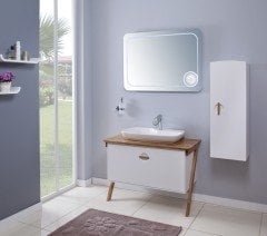 Kare Banyo Natura 100 Lavabo Alt Modül