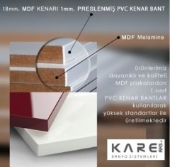 Kare Banyo Trend 55 Alt Modül