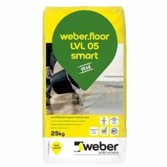 Weber Floor LVL 05 25 kg Kendiliğinden Yayılan Şap