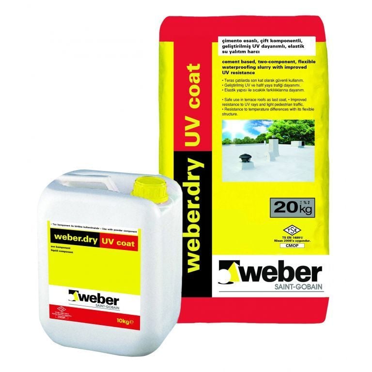 Weber DRY UV Coat Set Izolasyon Beyaz Renkli