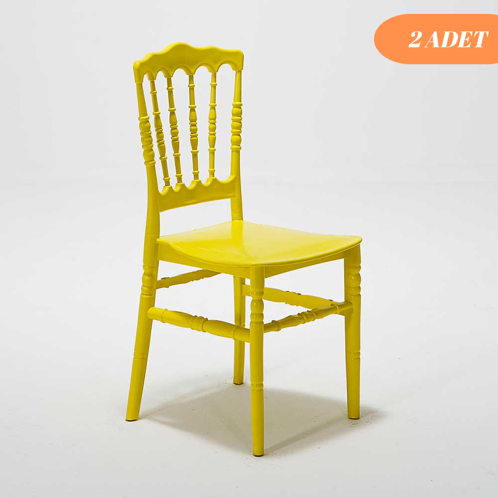 2 Adet Miray Sandalye - Sarı