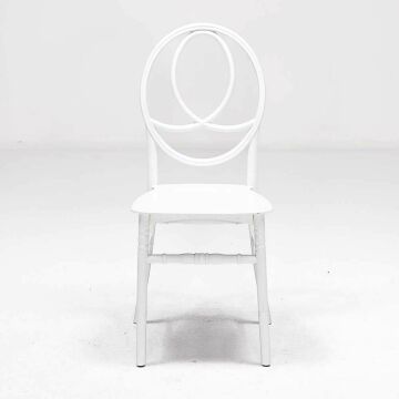 2 Adet Phoenix Beyaz Sandalye / Balkon-bahçe-mutfak