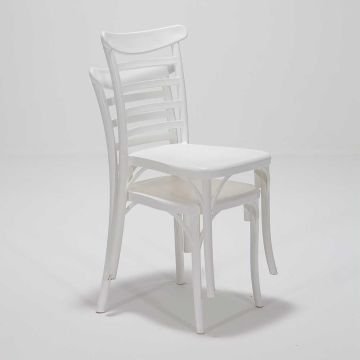 2 Adet Efes Beyaz Sandalye / Balkon-bahçe-mutfak