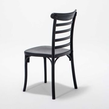 6 Adet Efes Siyah Sandalye / Balkon-bahçe-mutfak