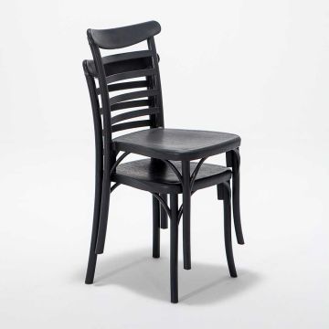 2 Adet Efes Siyah Sandalye / Balkon-bahçe-mutfak