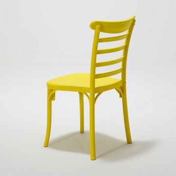 6 Adet Efes Sarı Sandalye / Balkon-bahçe-mutfak