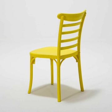 2 Adet Efes Sarı Sandalye / Balkon-bahçe-mutfak