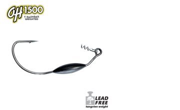 OMTD T-Swimbait Weighted 4 pcs serie OH1500 size 1/0