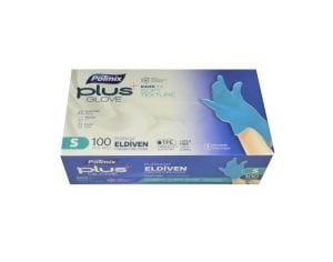 Polmix Plus Pudrasız Eldiven Mavi S 100 ad