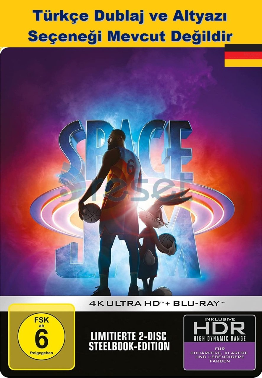 Space Jam:A New Legacy 4K Ultra HD+Blu-Ray Steelbook Limited Edition 2 Disk