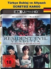 Resident Evil Vendetta Vendetta - Ölümcül Deney Diriliş 4K Ultra HD+Blu-Ray 2 Disk