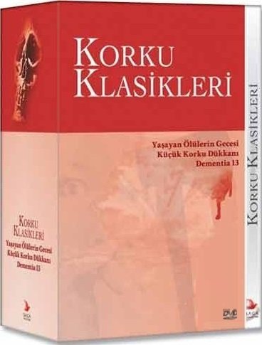 Korku Klasikleri Küçük Korku Dükkanı - Dementia 13 - Yaşayan Ölülerin Gecesi  DVD Box Set 4 Disk 3 Film