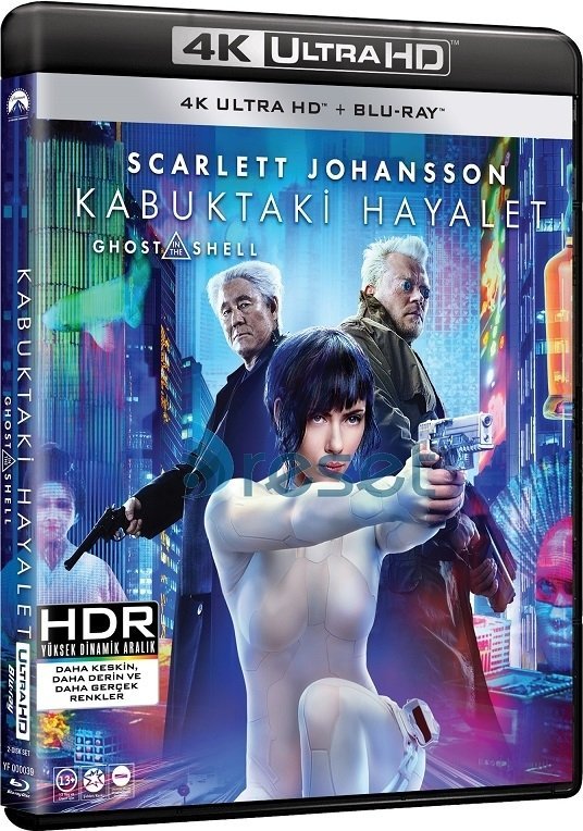 Ghost In The Shell  Kabuktaki Hayalet  4K Ultra HD+Blu-Ray 2 Disk