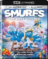 Smurfs Lost Village Şirinler Kayıp Köy 4K Ultra HD+Blu-Ray 2 Disk