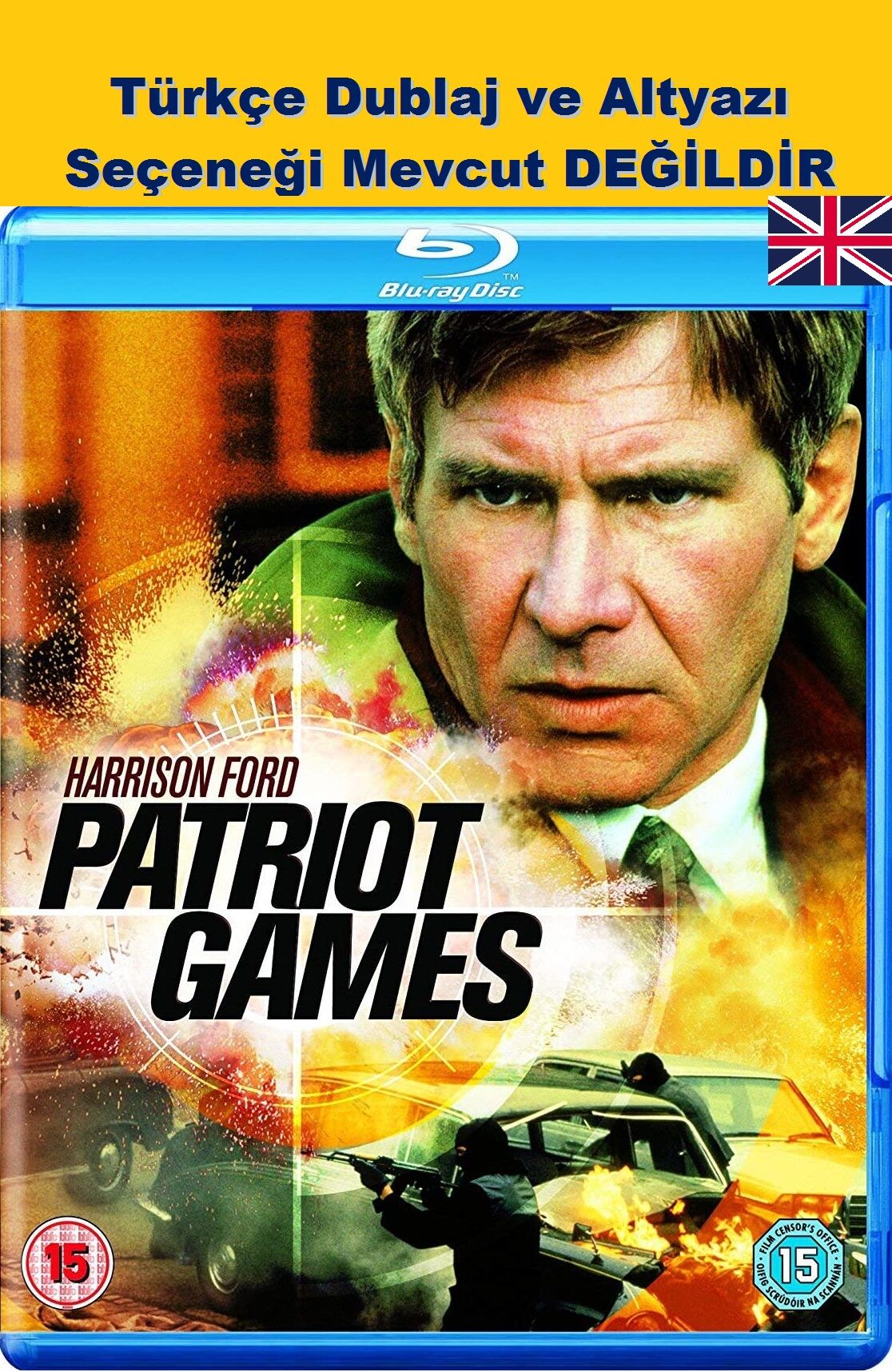 Patriot Games - Tehlikeli Oyunlar Blu-Ray