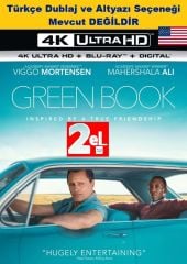 Green Book 4K Ultra HD+Blu-Ray Disk Karton Kılflı