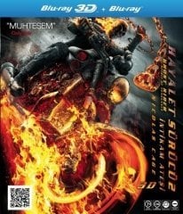 Ghost Rider 2 Spirit of Vengeance Hayalet Sürücü 2 3D+2D Tek Disk