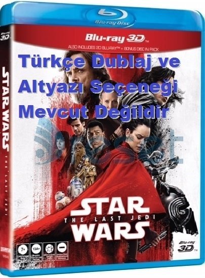 Star Wars The Last Jedi - Star Wars Son Jedi 3D+2D Blu-Ray 3 Disk