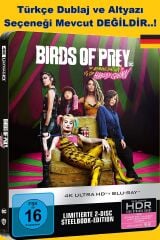 Birds of Prey and the Fantabulous Emancipation of One Harley Quinn Yırtıcı Kışlar Steelbook 4K Ultra HD+Blu-Ray 2 Disk