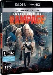 Rampage - Büyük Yıkım 4K Ultra HD+Blu-Ray 2 Disk