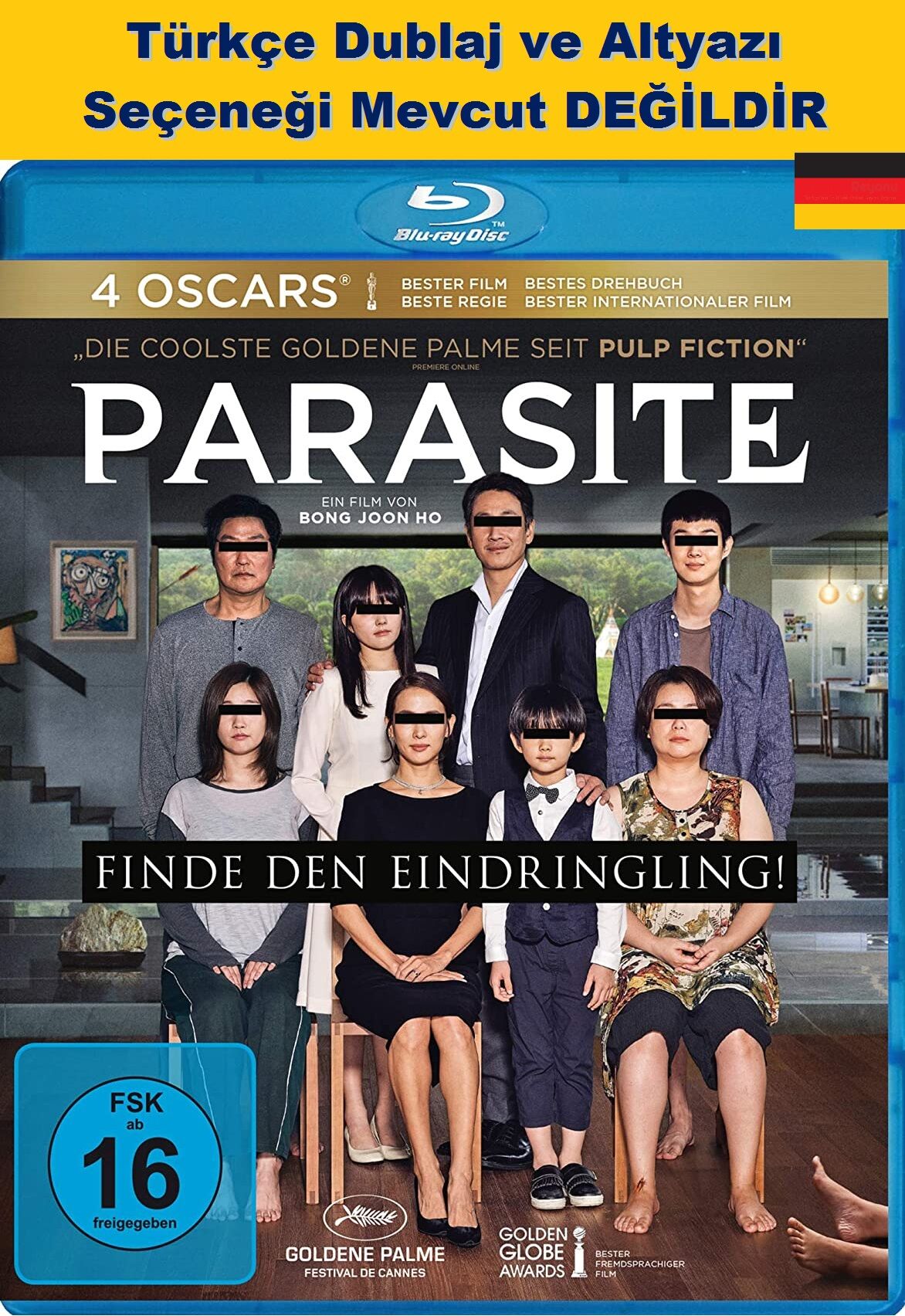 Parasite - Parazit Blu-Ray