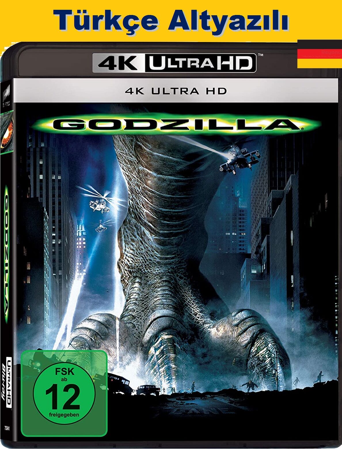Godzilla 4K Ultra HD+Blu-Ray Tek Disk