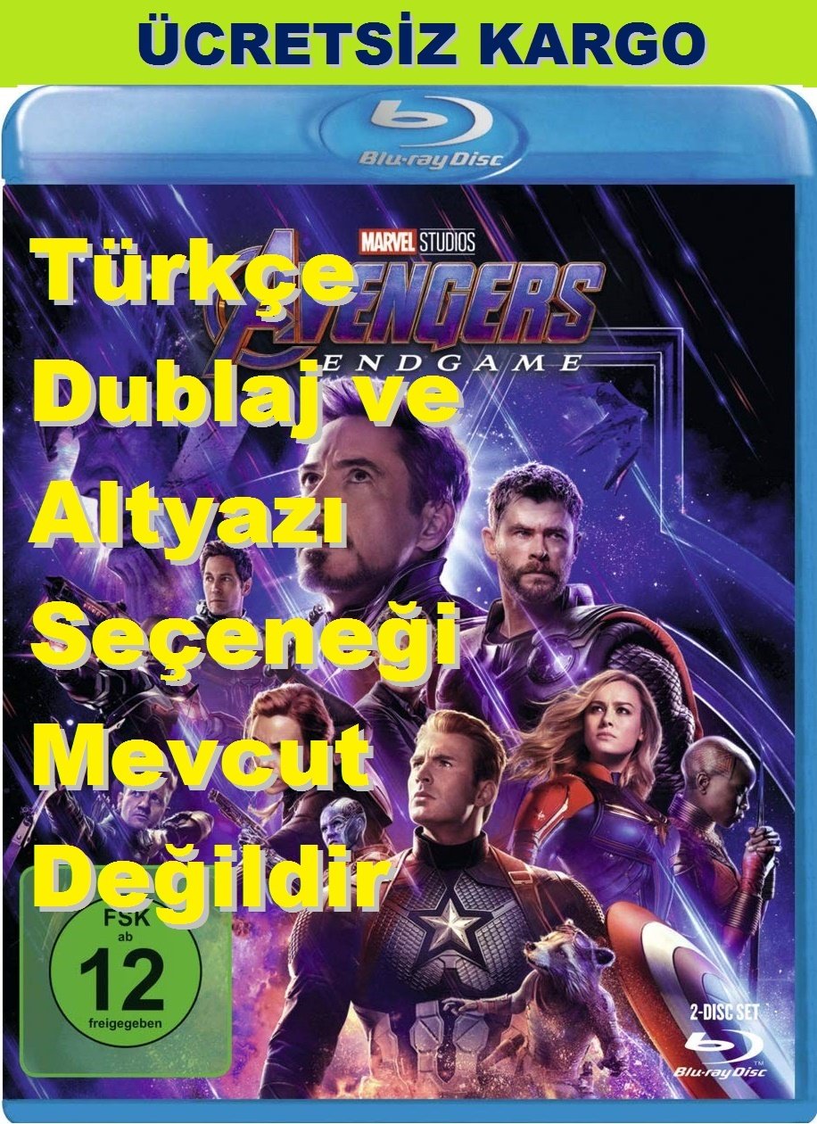Avengers Endgame Blu-Ray 2 Diskli