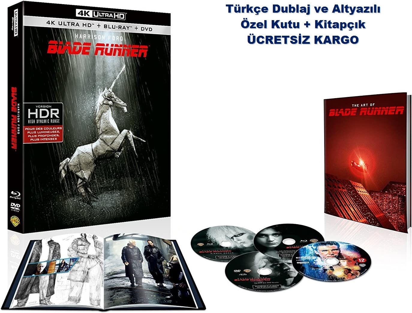 Blade Runner Final Cut 1982 - Bıçak Sırtı 4K Ultra HD+Blu-Ray 4 Disk Sıvma Özel Kutu