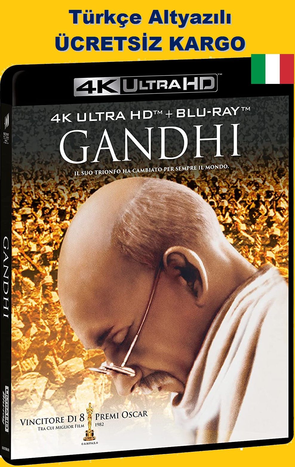 Gandhi 4K Ultra HD 4 Disk