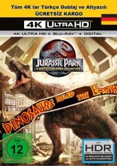 Jurassic Park 1-3 + Jurassic World  4 Film 4K Ultra HD+Blu-Ray Limited Esition Steelbook 8 Disk