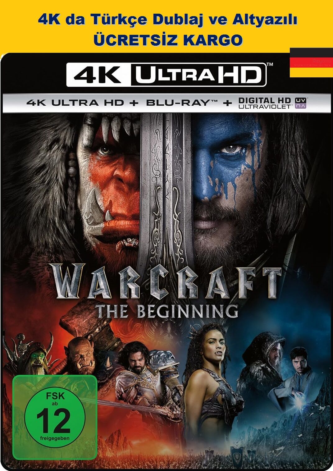 Warcraft 4K Ultra HD+Blu-Ray