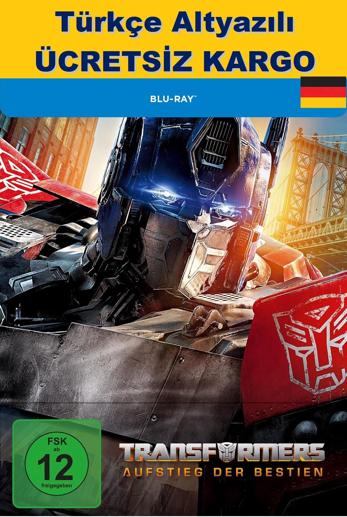 Transformers Rise Of The Beasts - Transformers: Canavarların Yükselişi Blu-Ray Steelbbook
