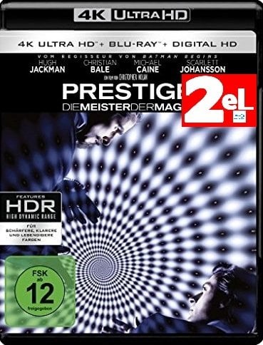 The Prestige - Prestij 4K Ultra HD+Blu-Ray 3 Disk