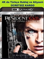 Resident Evil The Final Chapter - Ölümcül Deney Son Bölüm 4K Ultra HD+Blu-Ray 2 Disk