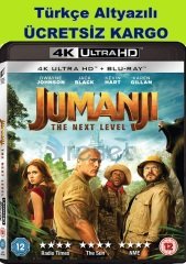 Jumanji The Next Level - Jumanji Yeni Seviye Blu-Ray 4K Ultra HD+Blu-Ray 2 Disk