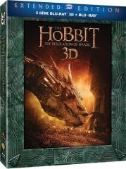 Hobbit: The Desolation of Smaug Extended 5 Disk 3D Blu Ray