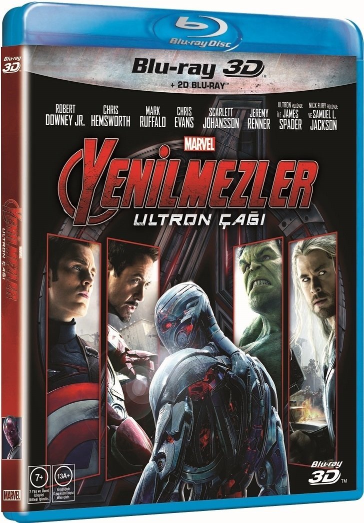 Avengers Age Of Ultron - Yenilmezler Ultron Çağı 3D+2D Blu-Ray