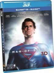 Man Of Steel   3D Blu-Ray + Blu-Ray 2 Disk Combo