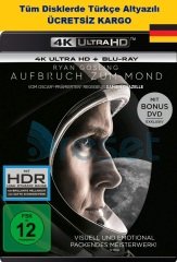 First Man - Ay'da İlk İnsan 4K Ultra HD+Blu-Ray+DVD 3 Disk