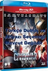 Captain America: Civil War 3D+2D Blu-Ray Combo 2 Disk