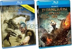 Titanların Savaşı + Titanların Öfkesi Blu-Ray TİGLON 2 Blu-Ray 3 Disk
