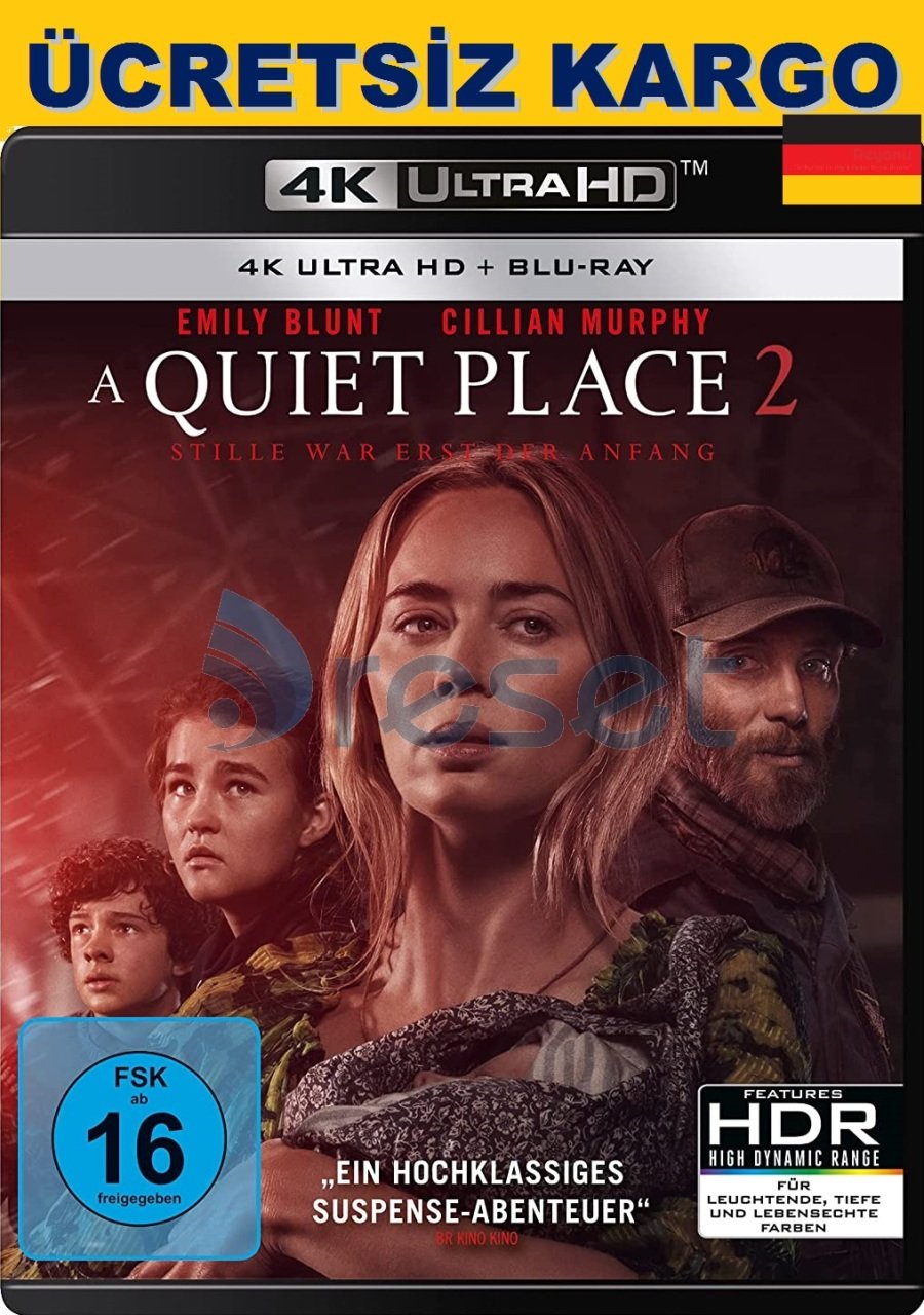 A Quiet Place Part 2 - Sessiz Bir Yer 2 4K Ultra HD + Blu-Ray 2 Disk