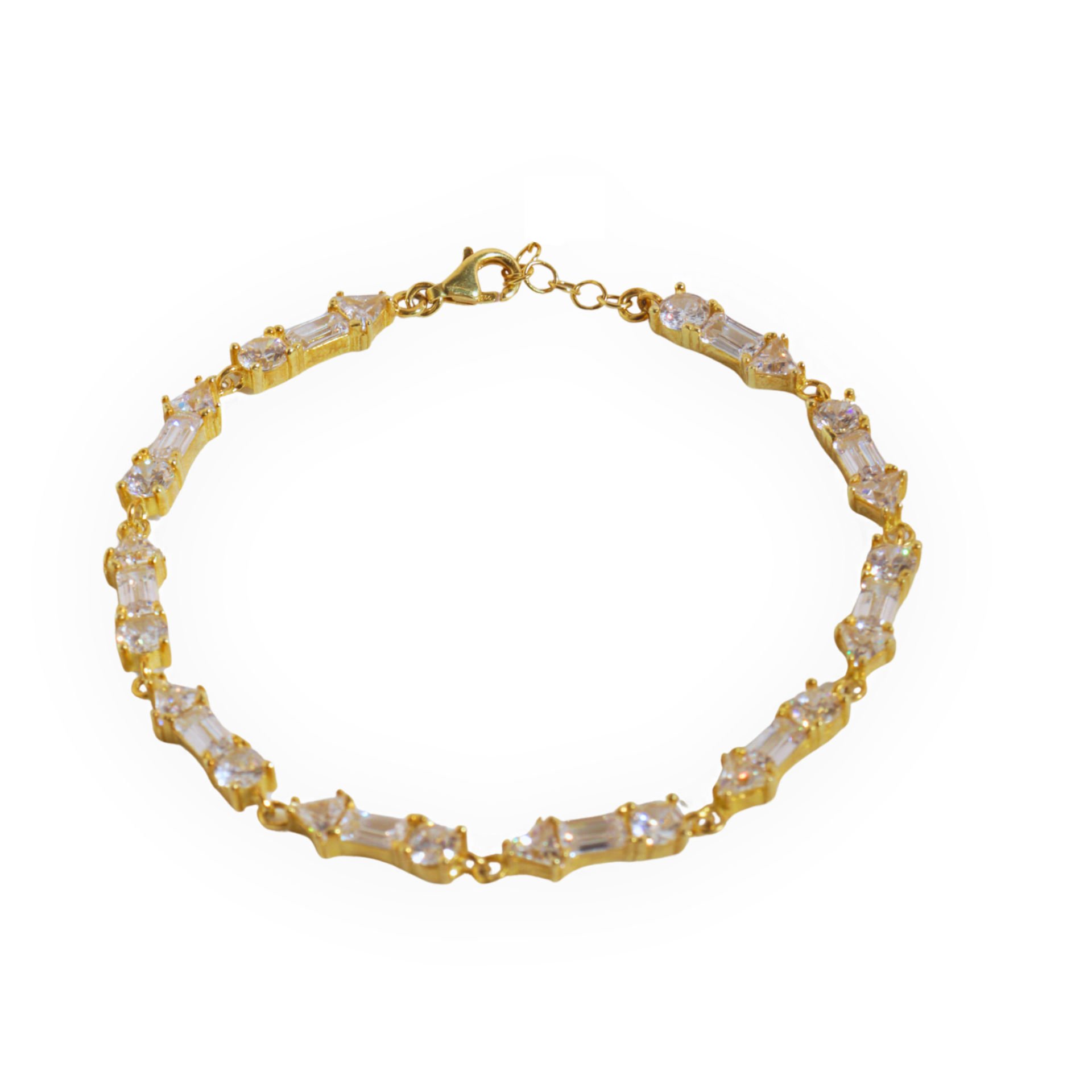Zirkon Taşlı Bileklik 718553 Gold